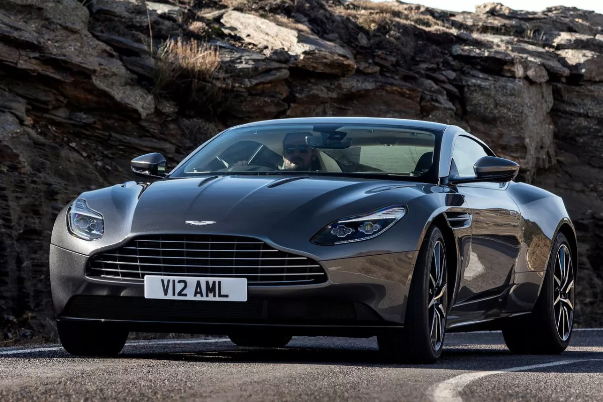 Aston Martin DB11 front profile shot