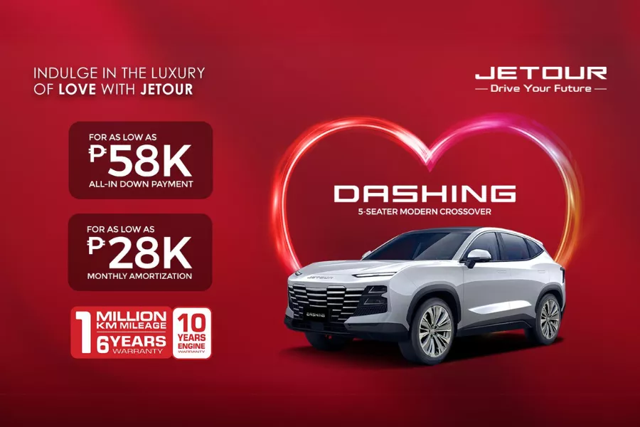 Jetour promo offers for the Dashing crossover SUV