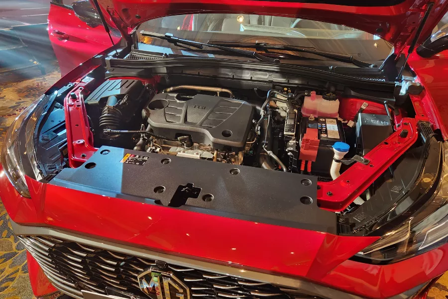 MG One engine bay