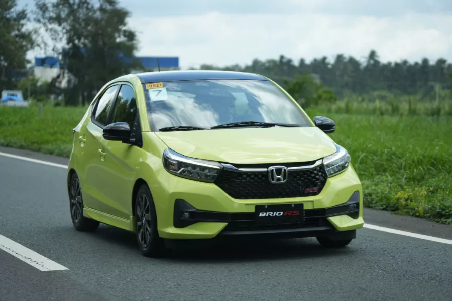 2024 Honda Brio RS on the highway
