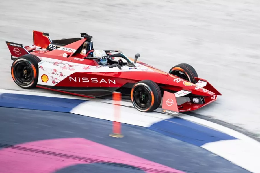 The Nissan NISMO S9 Formula E race car