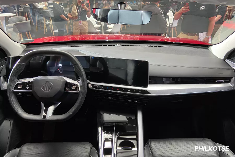 Another view of the MG One's front cabin