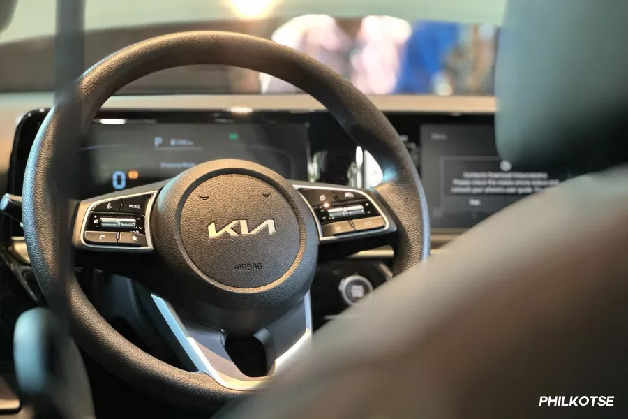 Dashboard refreshed Seltos close-up. 