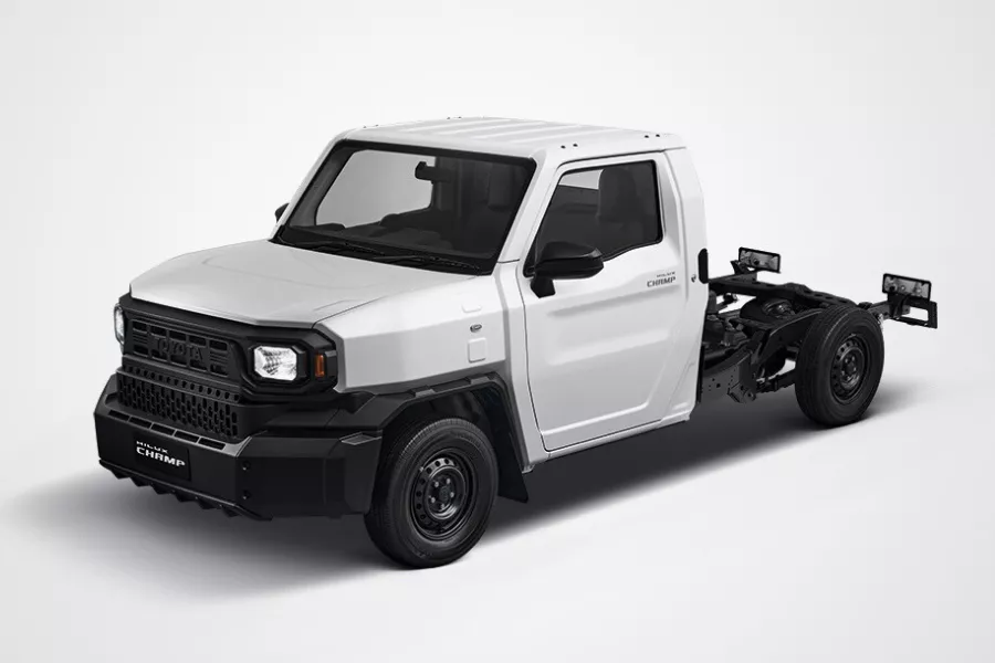 The cab and chassis variant The cab and chassis variant