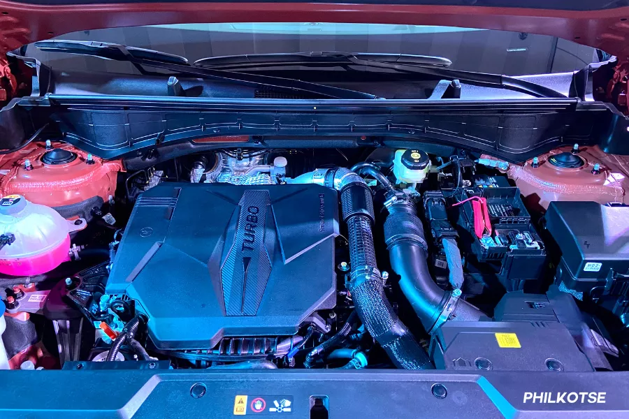 All-new Hyundai Santa Fe engine