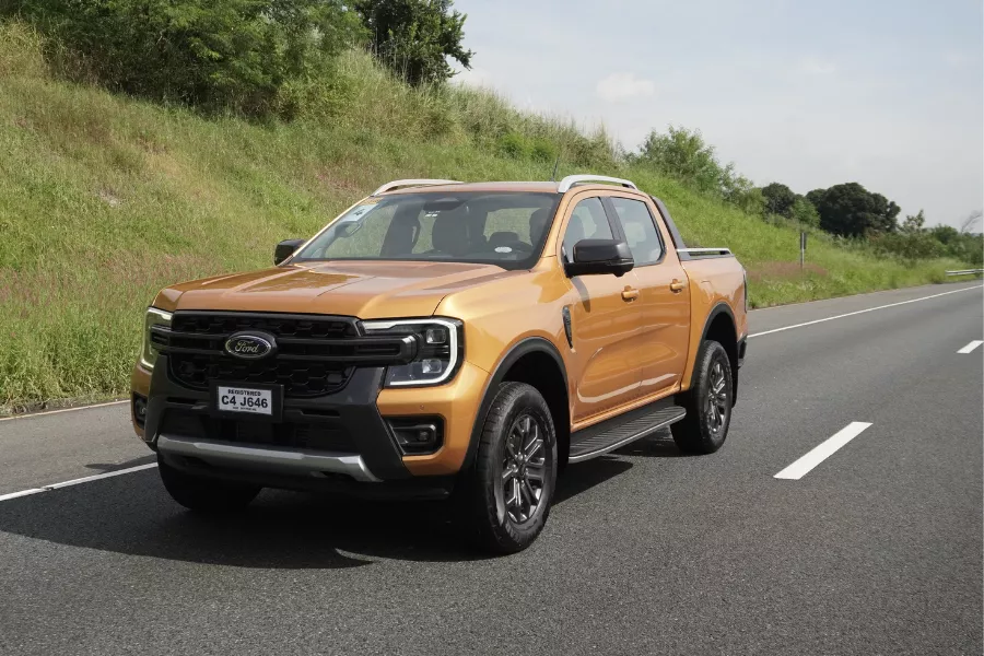 Next-gen Ford Ranger front shot