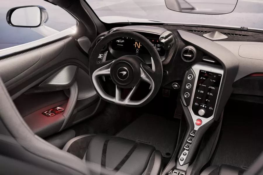 A picture of the 750S' interior