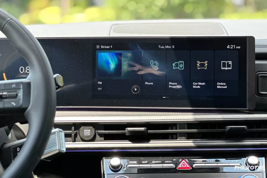 This all-new crossover model features a 12.3-inch central touchscreen display