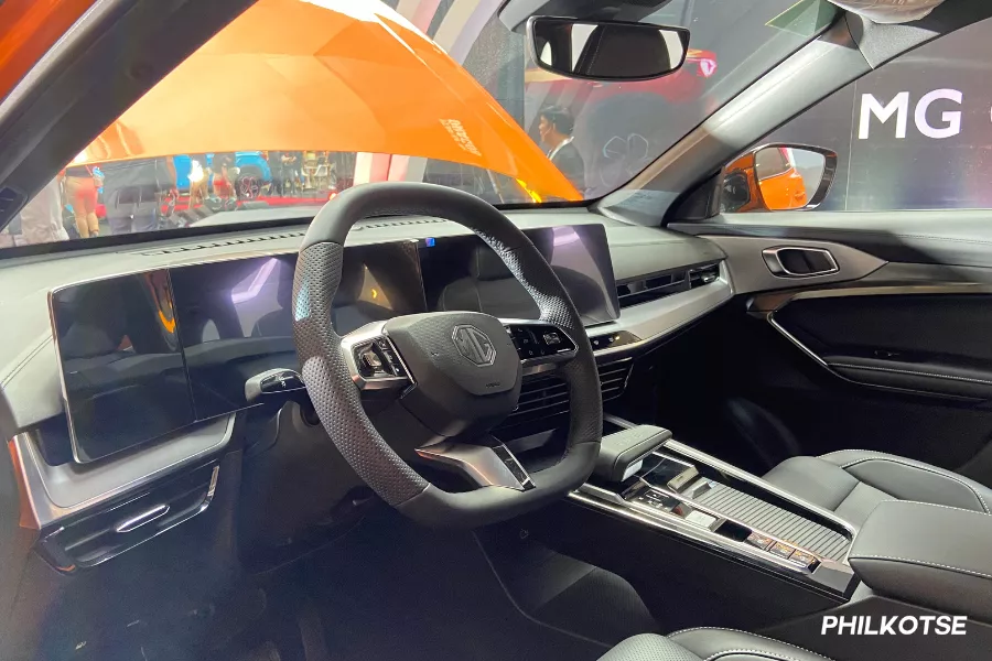 A peek of the MG One's front cabin