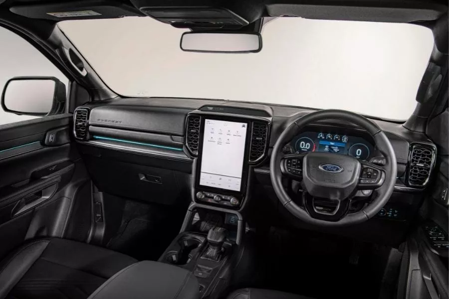 2022 Ford Everest Titanium interior