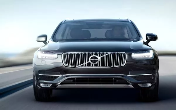 The XC90 was the best-selling vehicle in US market. Volvo XC90 front view