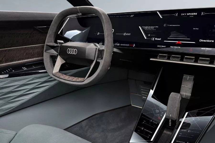 A Picture of the interior of the Audi Skysphere