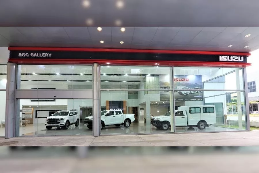Isuzu showroom at AC Motors Centrale
