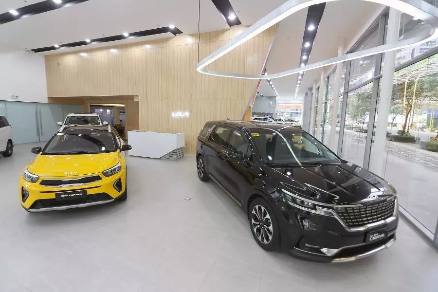 Kia showroom at AC Motors Centrale