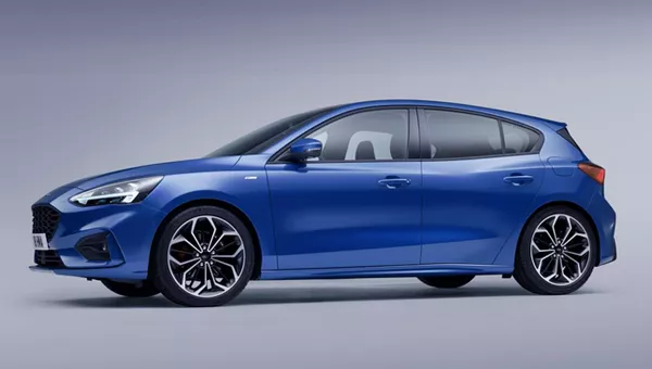 The side of the Ford Focus 2019
