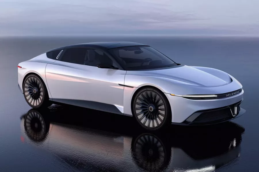 A picture of the DeLorean Alpha5