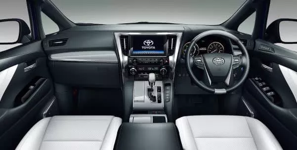 Toyota Alphard 2018 facelift dashboard