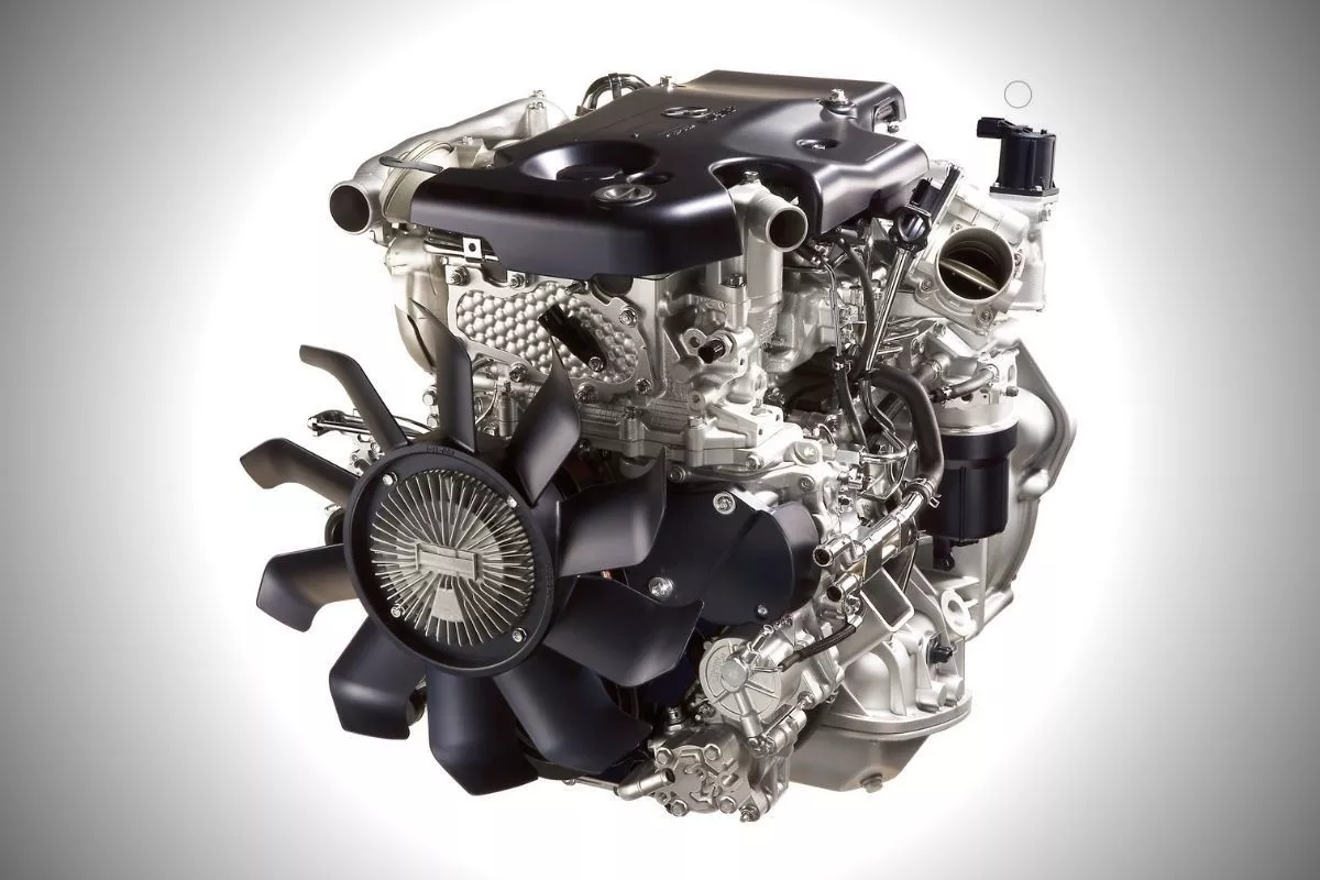 A picture of the Alterra's diesel engine