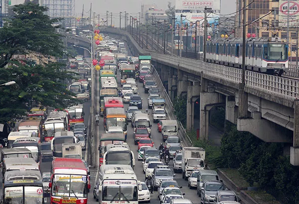  Many cars on the street