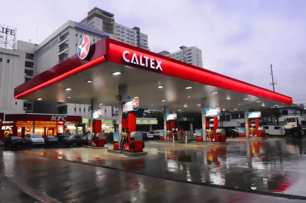 A Caltex service station