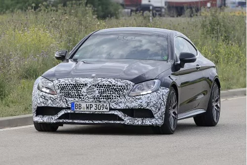 Mercedes AMG C63 Coupe Facelift front view