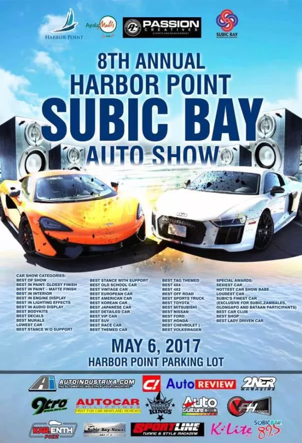 Subic Bay Auto Show's poster