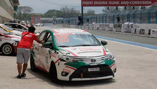 2017 Vios Cup Leg 1 A racing car at 2017 Toyora Vios Cup