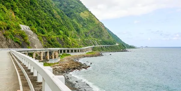 A mountain road in Northern Luzon