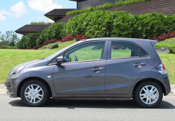 Through the program, customers will get an additional 2 years or warranty or 40,000km, whichever comes first Grey Honda Brio side view