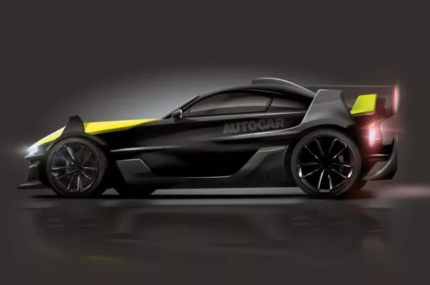 side view of Ariel supercar concept