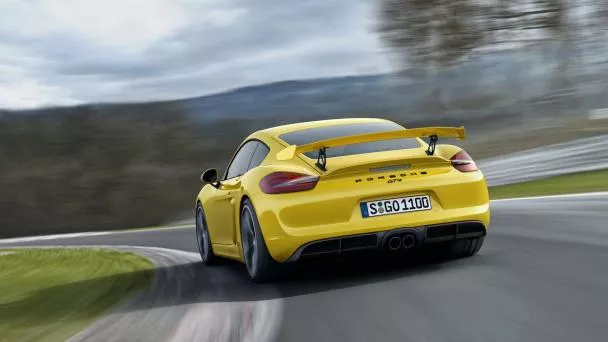 Porsche 718 GT4 will be using a detuned version of 4.0-liter engine. Porsche 718 GT4 rear