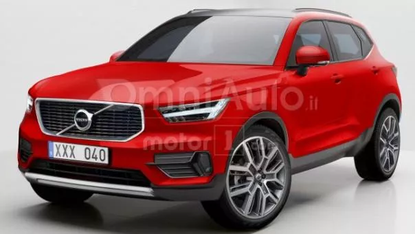 Rendering of the Volvo XC40