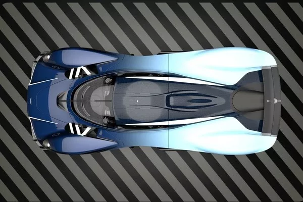 2020 Aston Martin Valkyrie top view