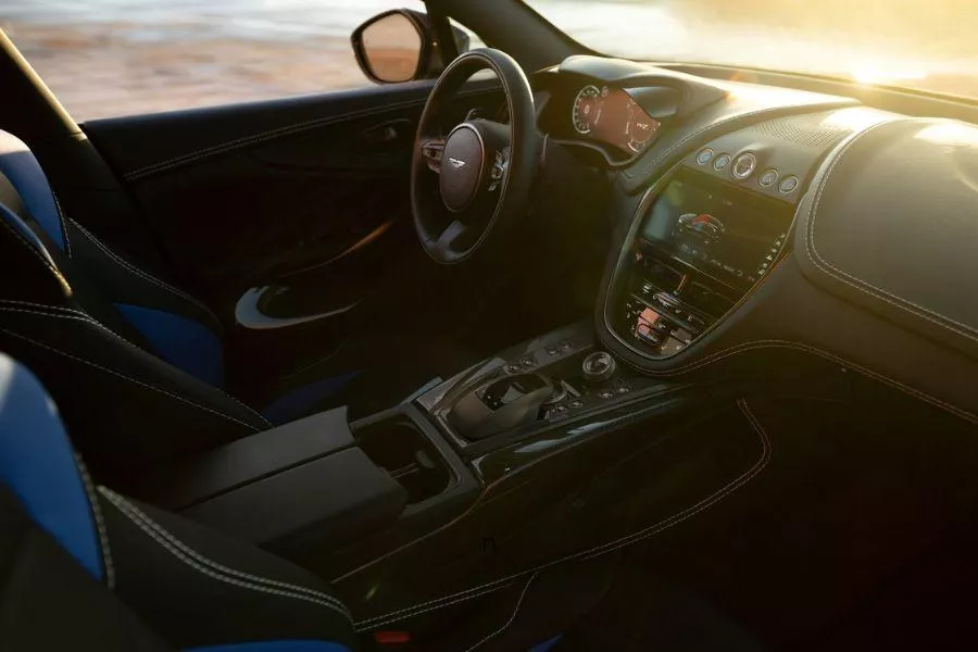 Exterior and interior changes were made Aston Martin DBX interior view