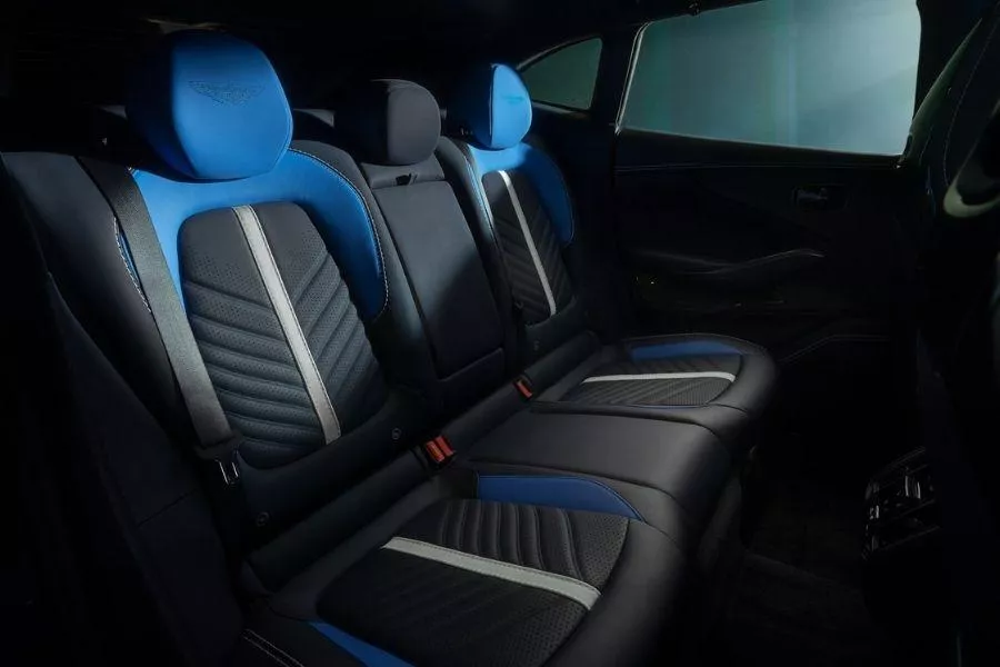 It breathes performance and luxury Aston Martin DBX707 rear seats
