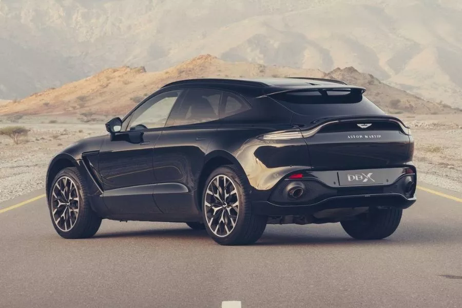 A picture of the DBX's rear