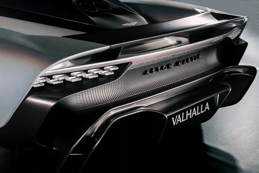 The Valhalla is coming next year Aston Martin Valhalla rear view
