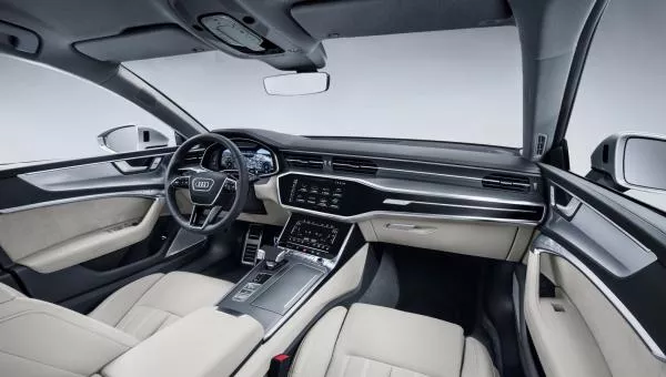 Interior of the Audi A7 2019