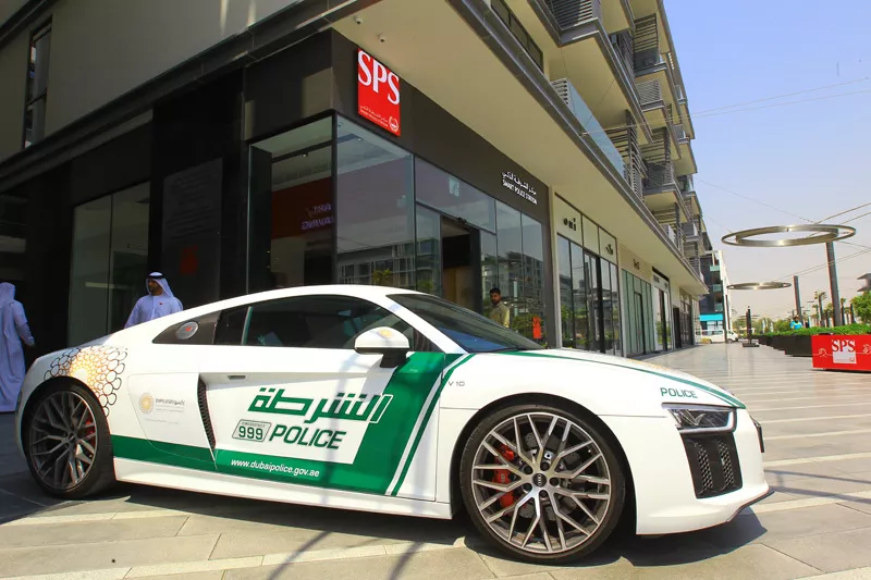 Audi R8 Dubai Cop Car