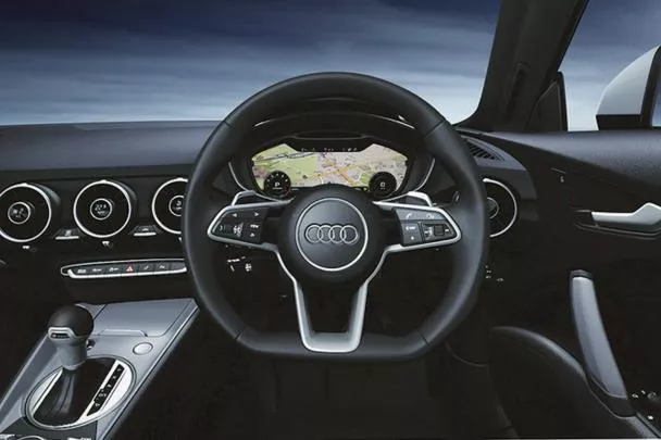 The dashboard of the Audi TT 1.8 Lighting Style Edition Dashboard fascia of the Audi TT 1.8 Lighting Style Edition