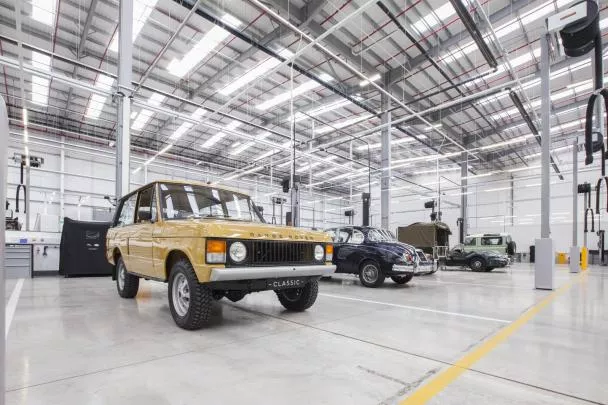 Inside of the Classic Works of Jaguar Land Rover