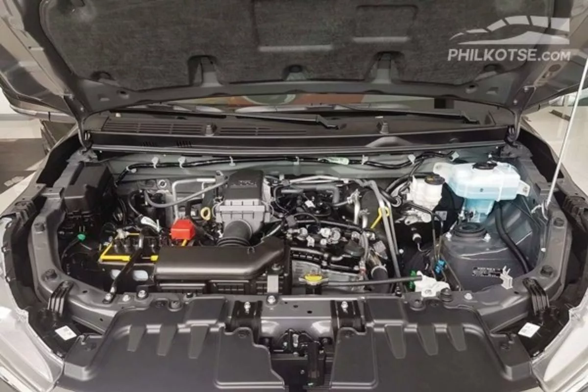 A picture of the Avanza's engine