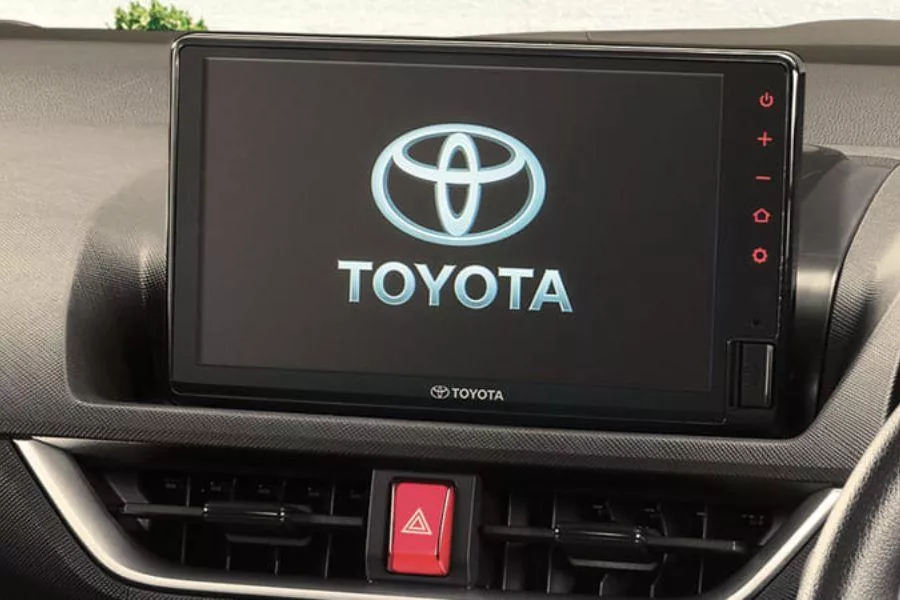 A picture of the 2022 Avanza's touchscreen