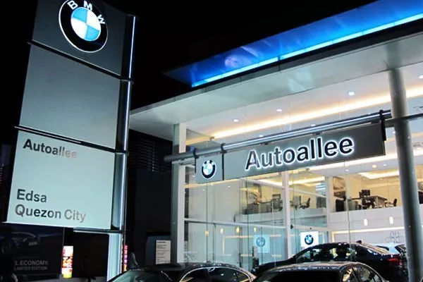 BMW showroom