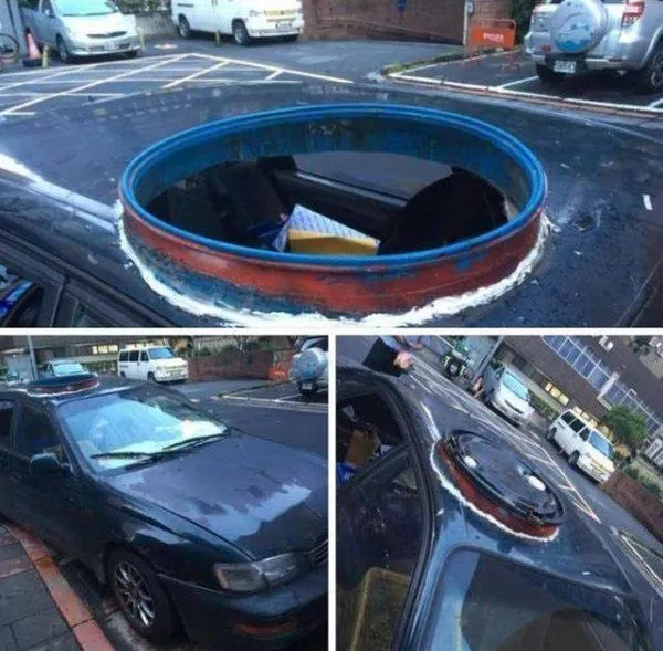 Well on roof for fresh air