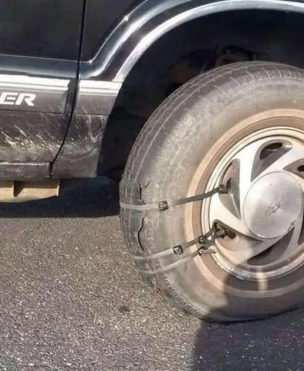 Bond-up tire