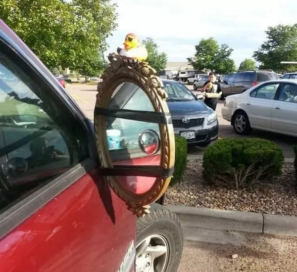 Home’s spare gates for truck’s broken rear gates