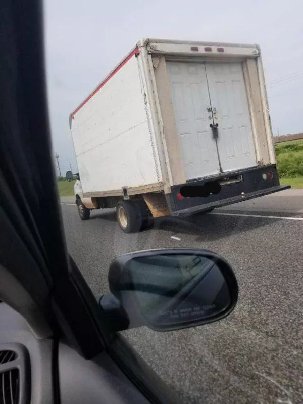 Home’s spare gates for truck’s broken rear gates