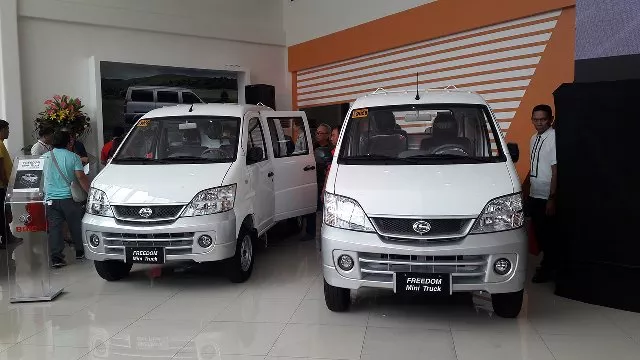 Also during the event, Dr.Dong announced that the company launched its future vehicles such as EV's Two white cars on display at BAIC first dealership