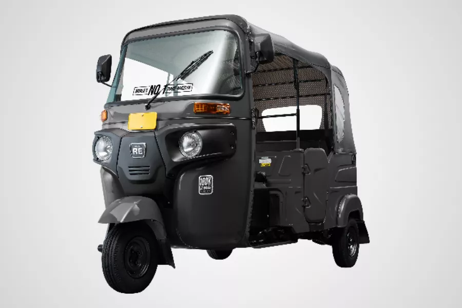 Limited to 500 examples only Bajaj Black Bida Edition front view